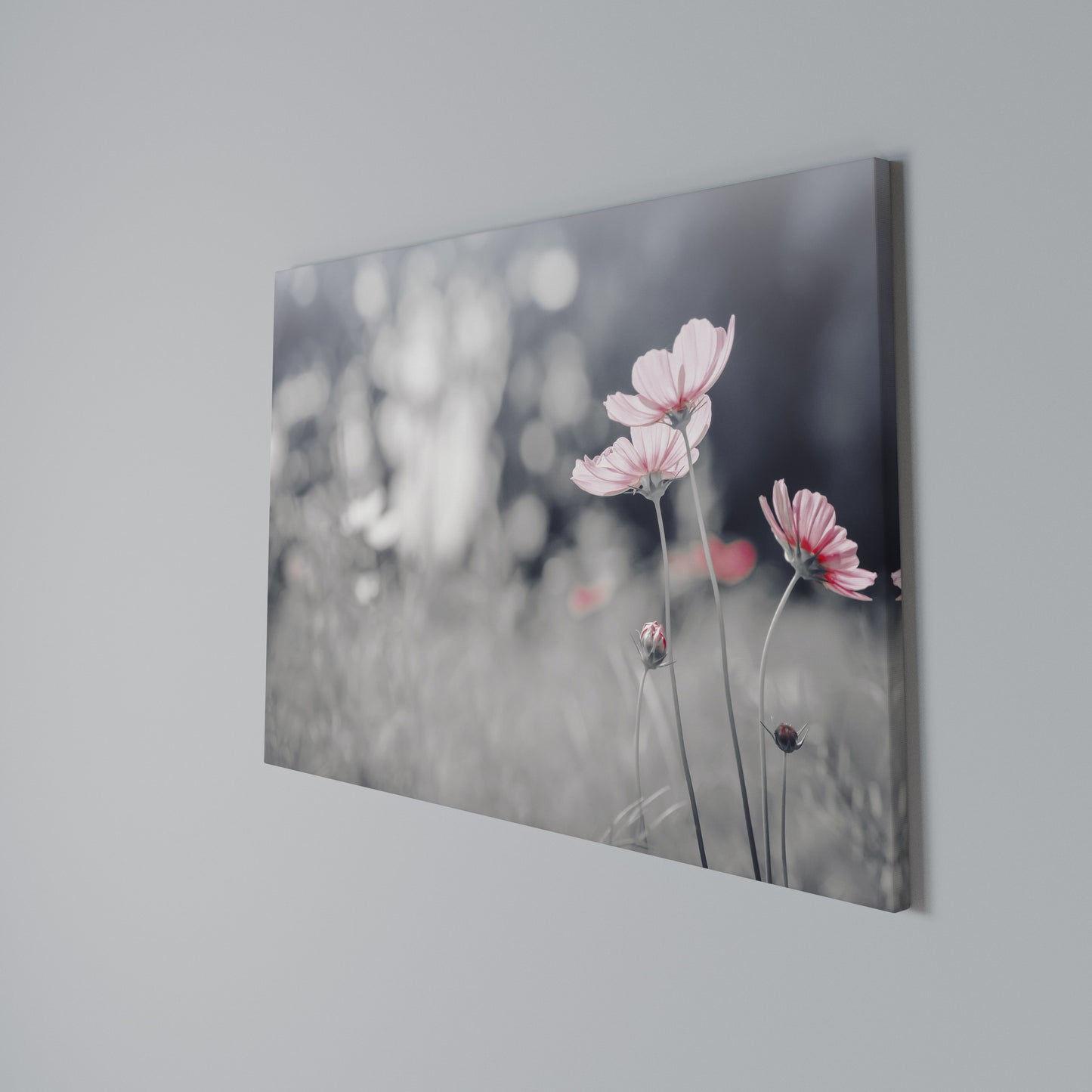 SUBTLE PETAL DANCE Horizontal Canvas Print