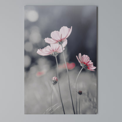 SUBTLE PETAL DANCE Vertical Canvas Print