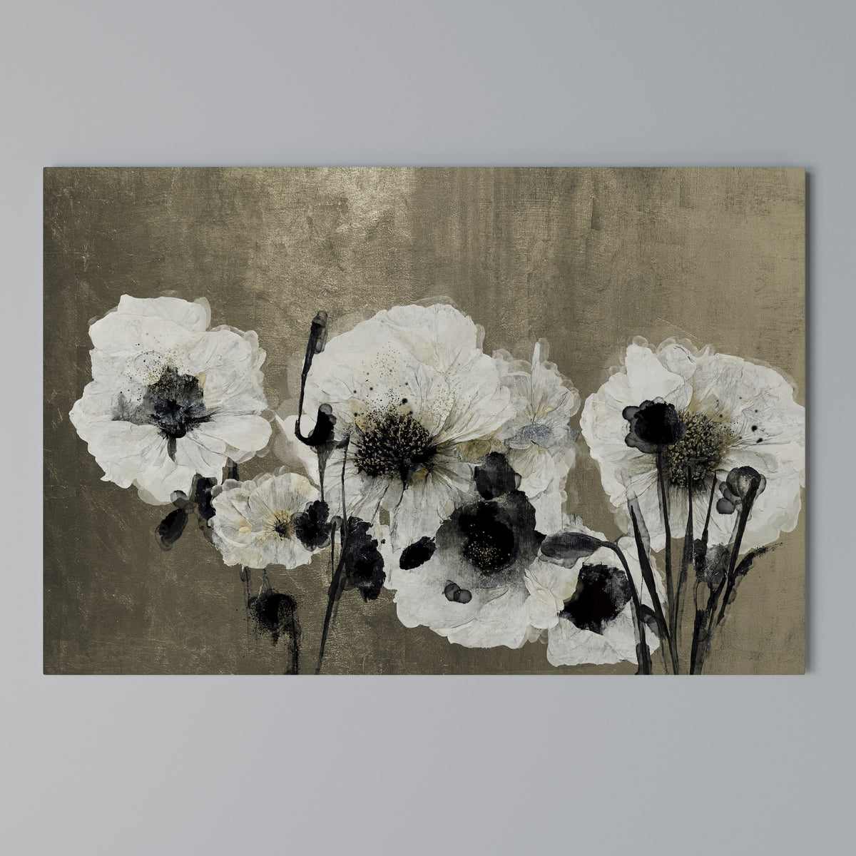 HARMONY IN WHITE Horizontal Canvas Print
