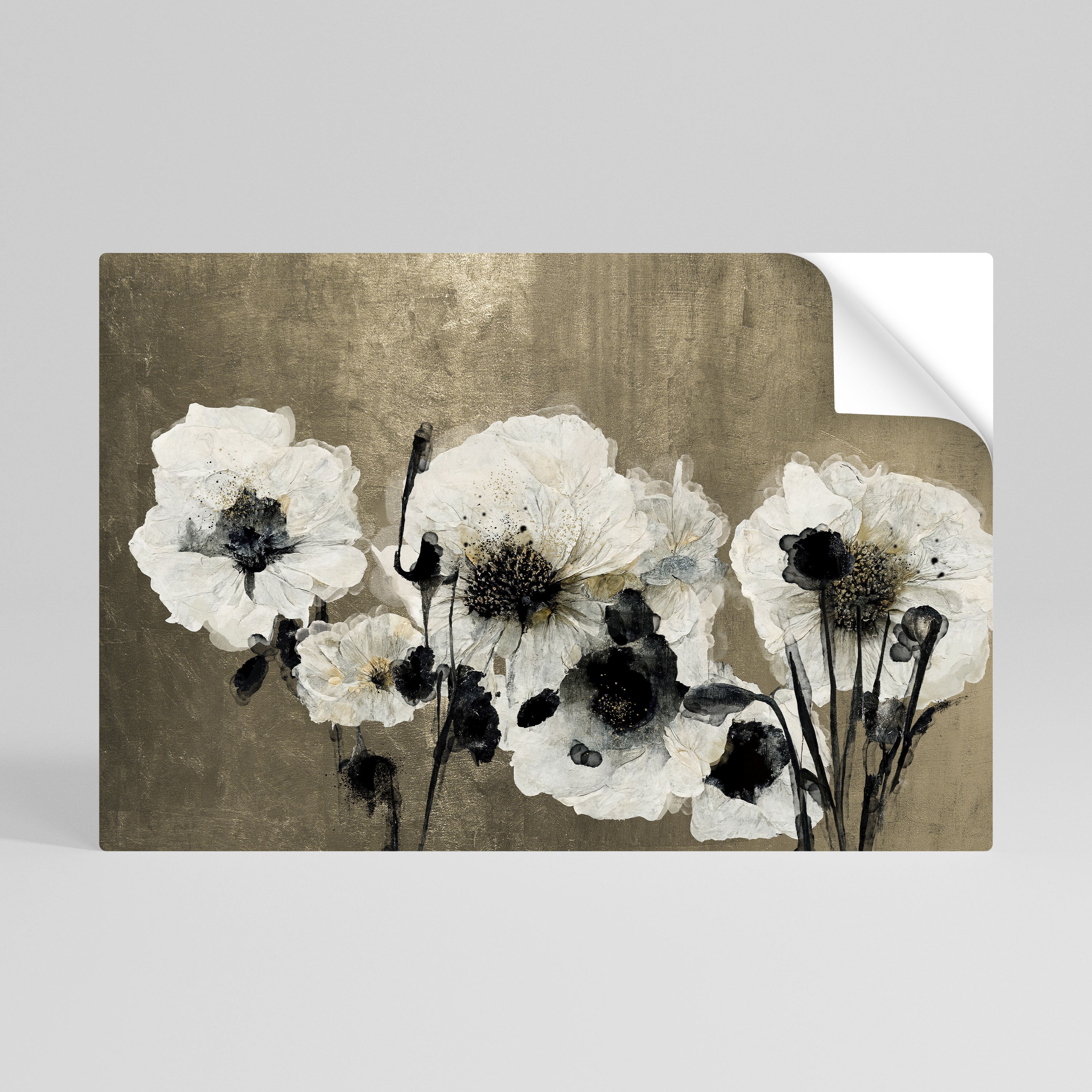 HARMONY IN WHITE Vodorovný samolepicí plakát