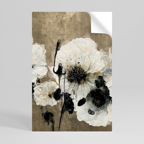 HARMONY IN WHITE Svislý samolepicí plakát