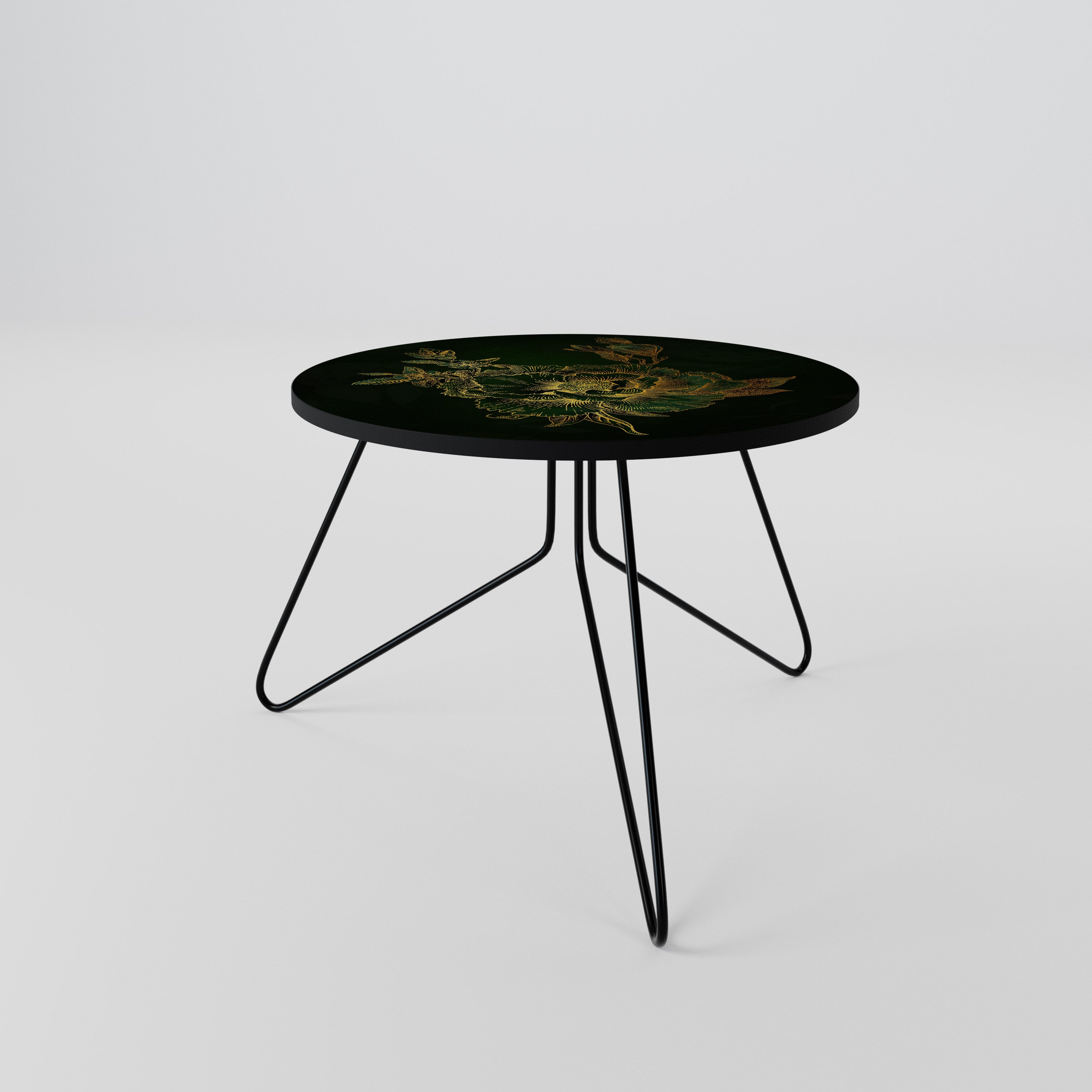 MIDNIGHT FLORAL GLIMMER Coffee Table
