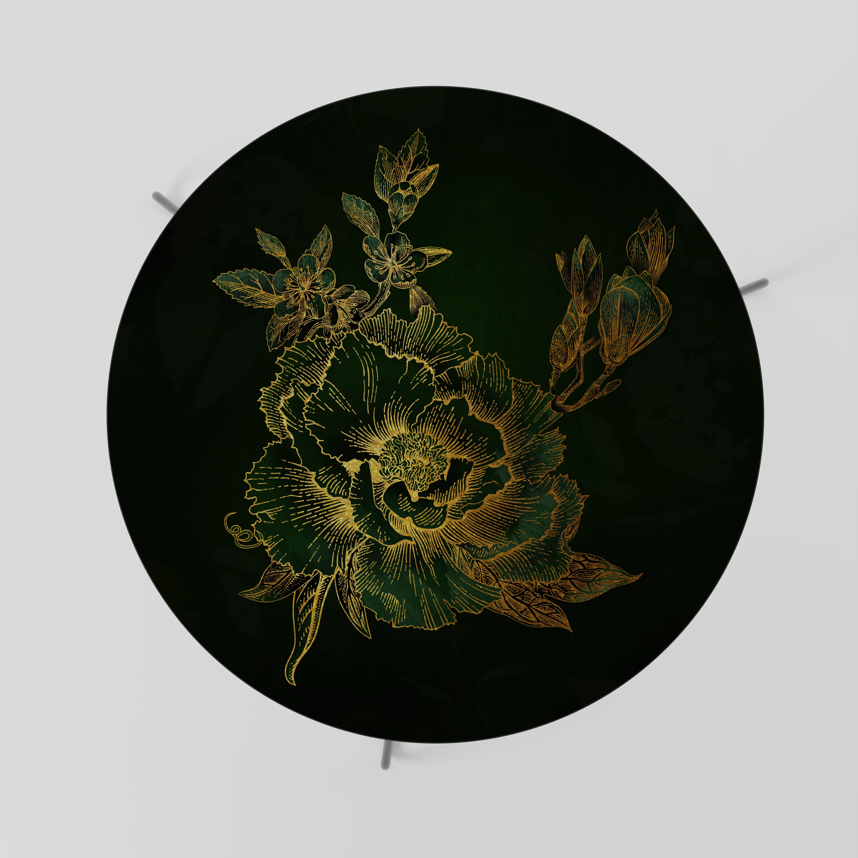 MIDNIGHT FLORAL GLIMMER Konferenční stolek