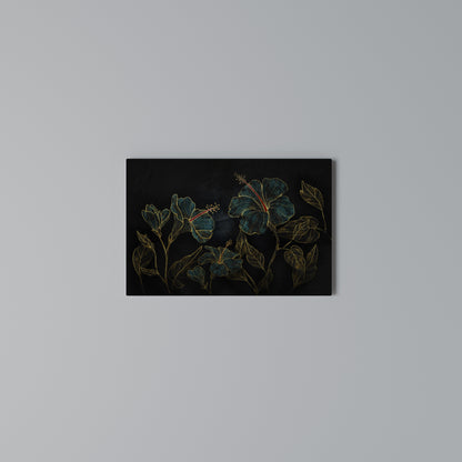 EMBERED BLOOM Horizontal Canvas Print