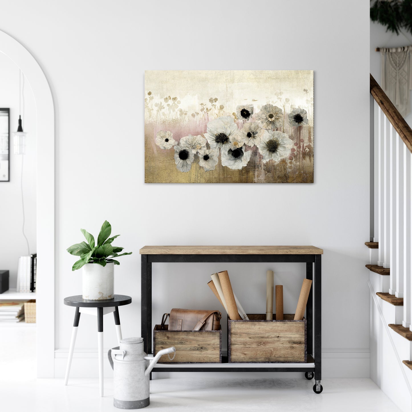 GENTLE VINTAGE HARMONY Horizontal Canvas Print