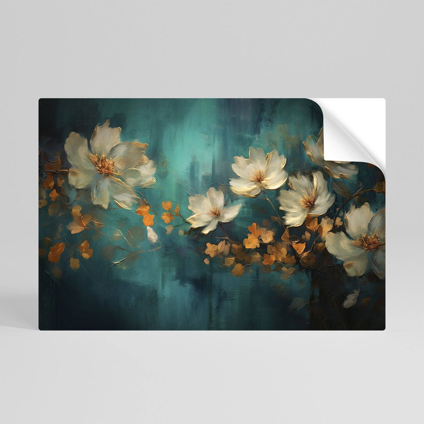 TRANQUIL GARDEN MUSE Vodorovný samolepicí plakát