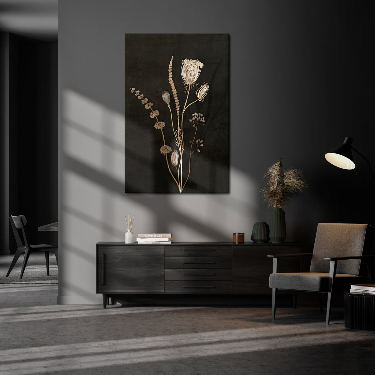 MEADOW ART. Vertical Canvas Print