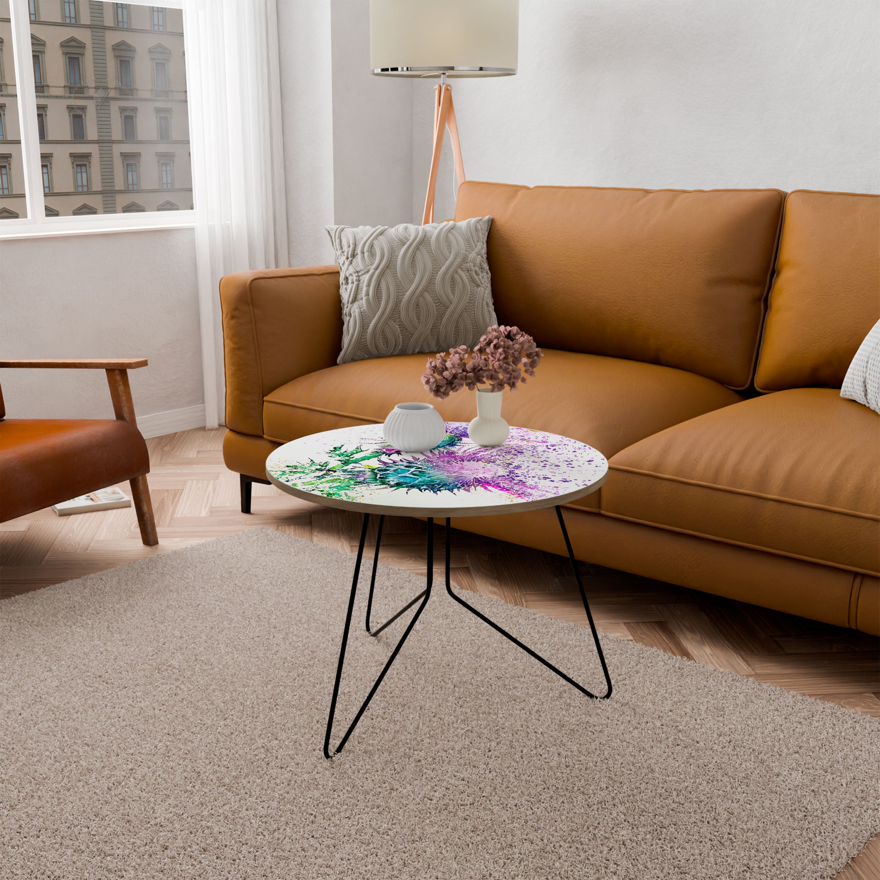 COLORFUL THISTLE DANCE Coffee Table