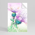 COLORFUL THISTLE DANCE Peel and Stick Vertical Poster