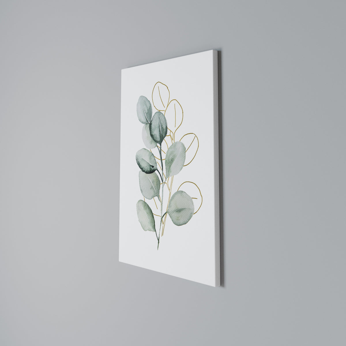SILHOUETTES IN SOFT WATERS Vertical Canvas Print
