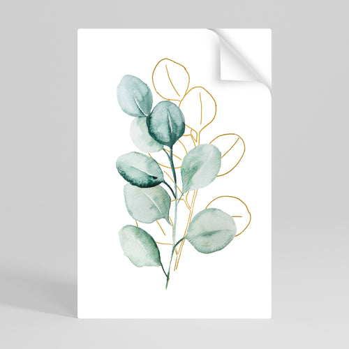 SILHOUETTES IN SOFT WATERS Svislý samolepicí plakát