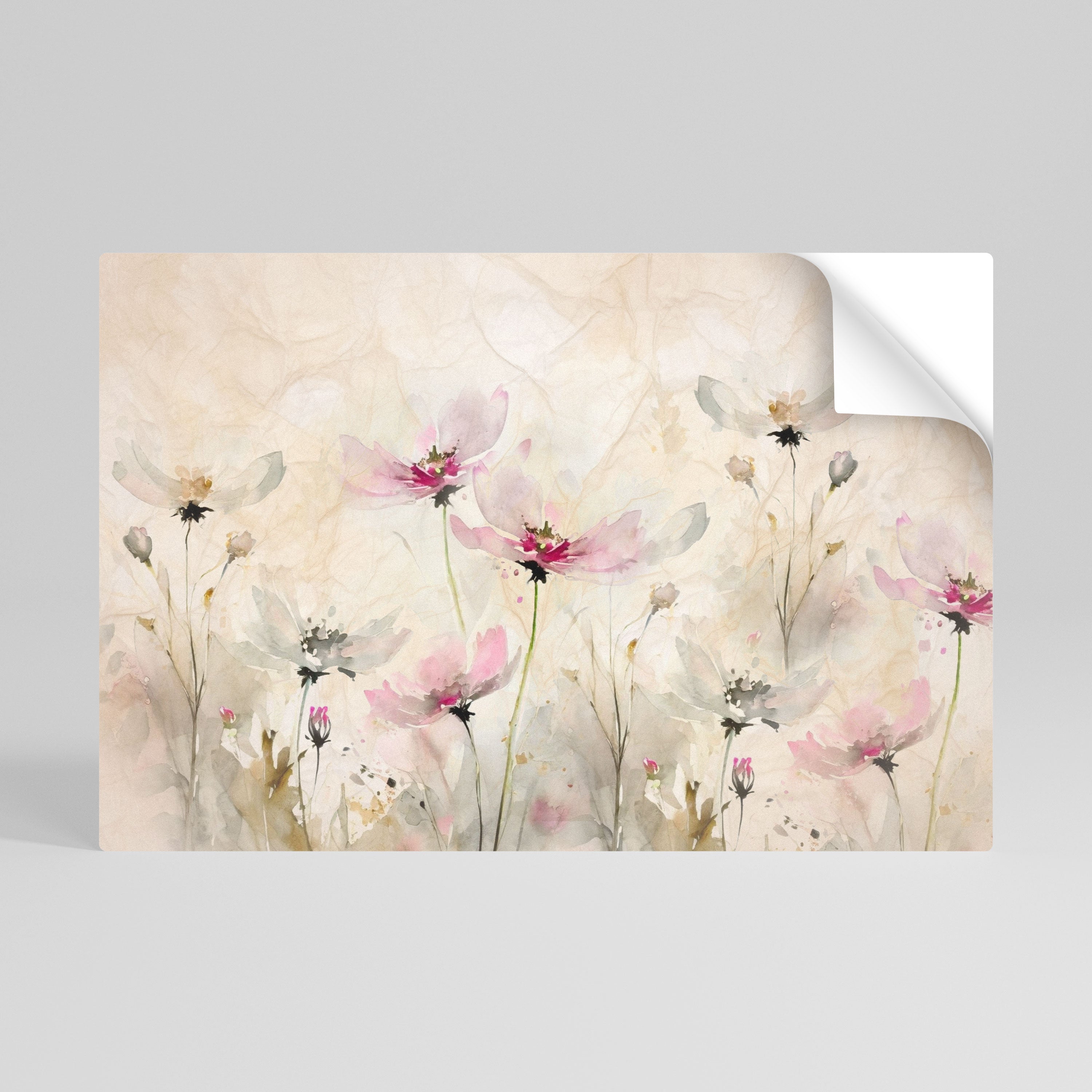 PAINTED LIGHTNESS Vodorovný samolepicí plakát