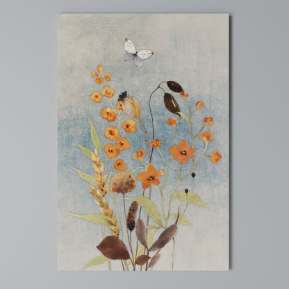 WHISPERS OF WILDFLOWERS Vertical Canvas Print