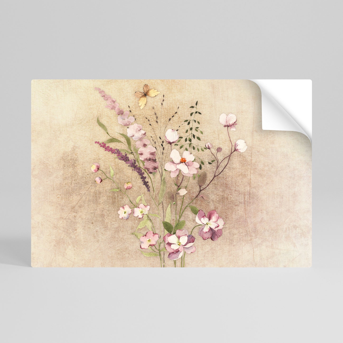 FLOWERED REVERIE Vodorovný samolepicí plakát