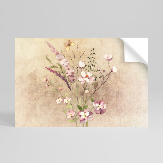FLOWERED REVERIE Vodorovný samolepicí plakát