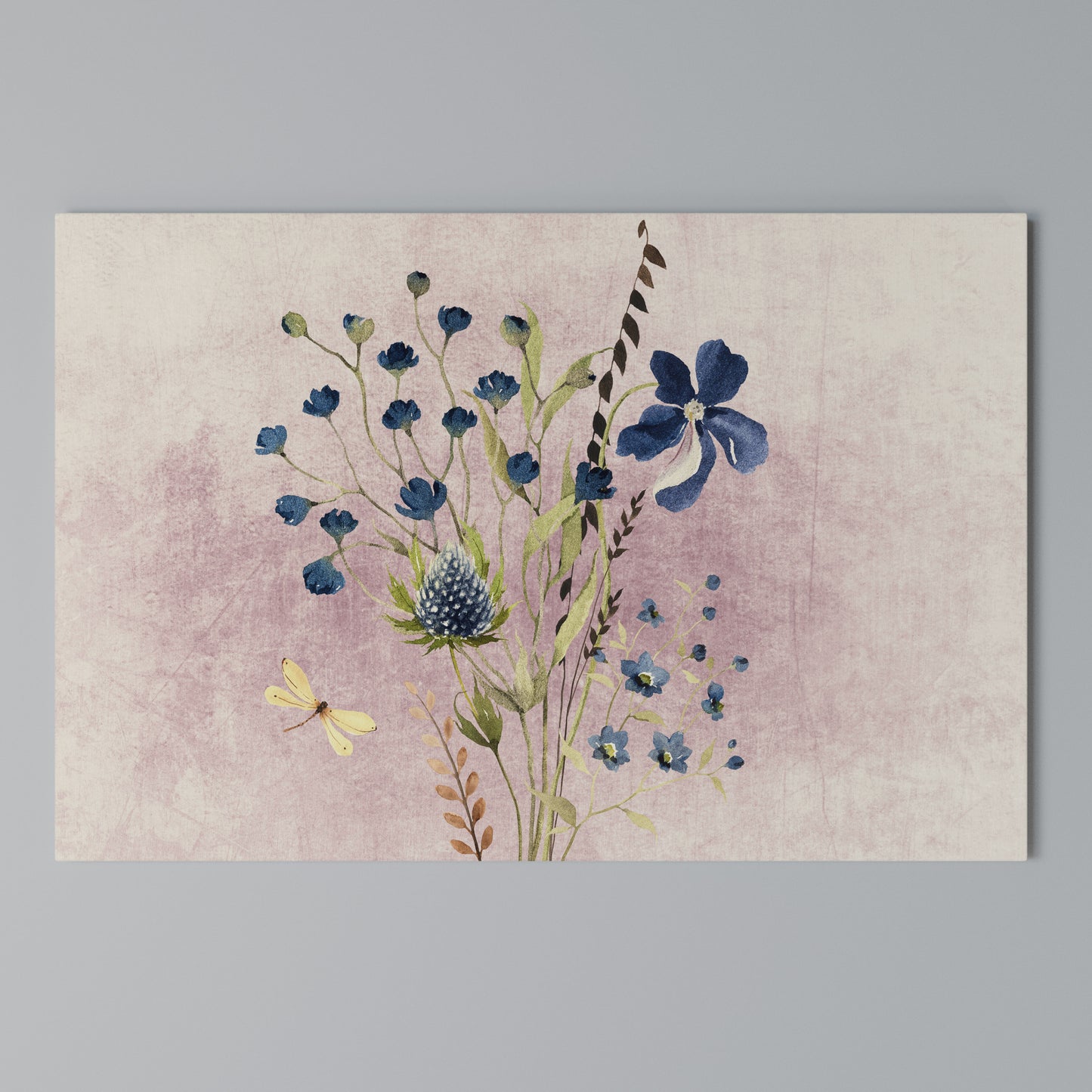 CORNFLOWER REVERIE Horizontal Canvas Print