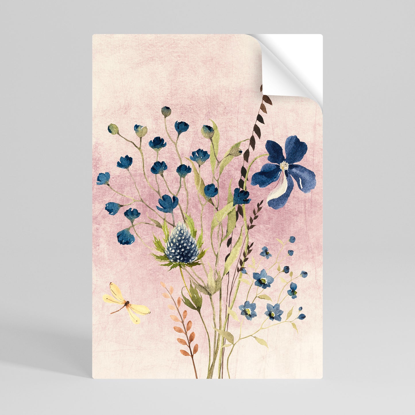 CORNFLOWER REVERIE Svislý samolepicí plakát
