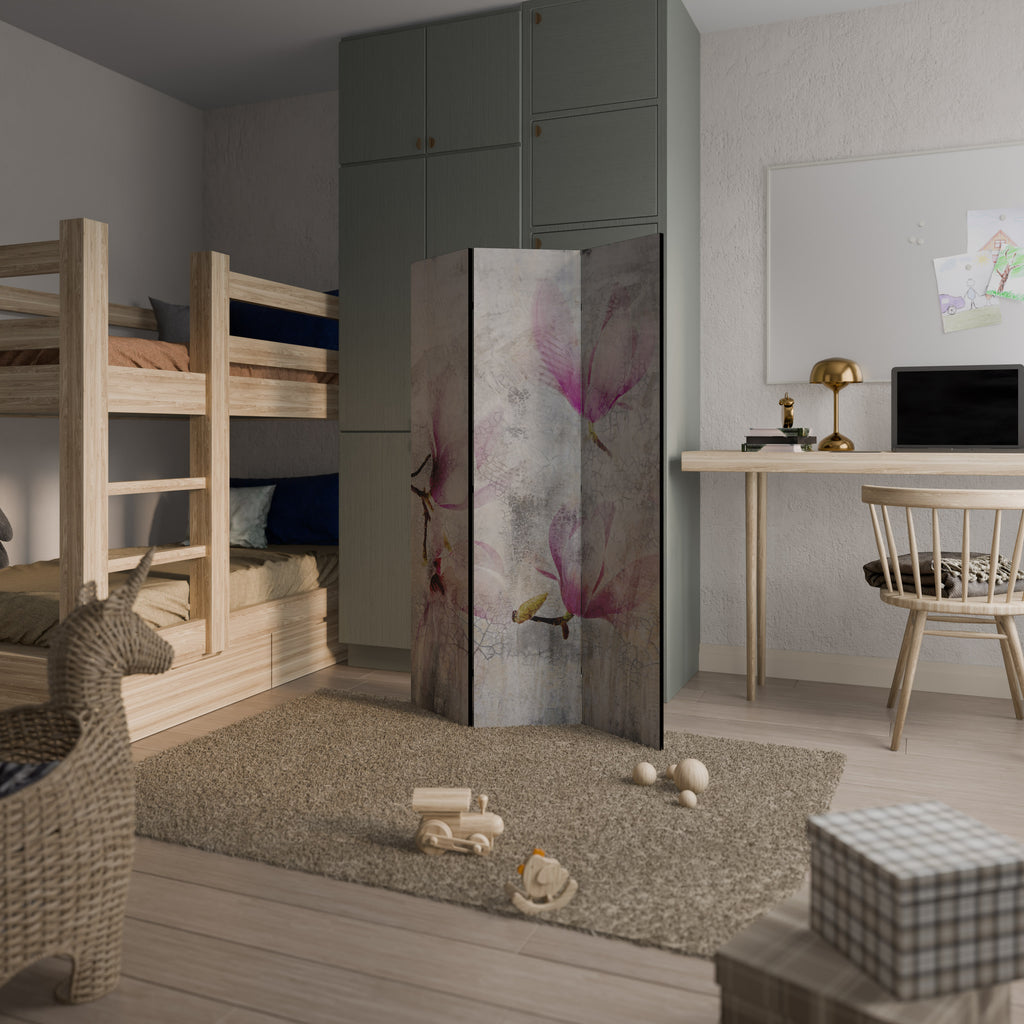 ASTONISHING MAGNOLIA 3dílný paraván