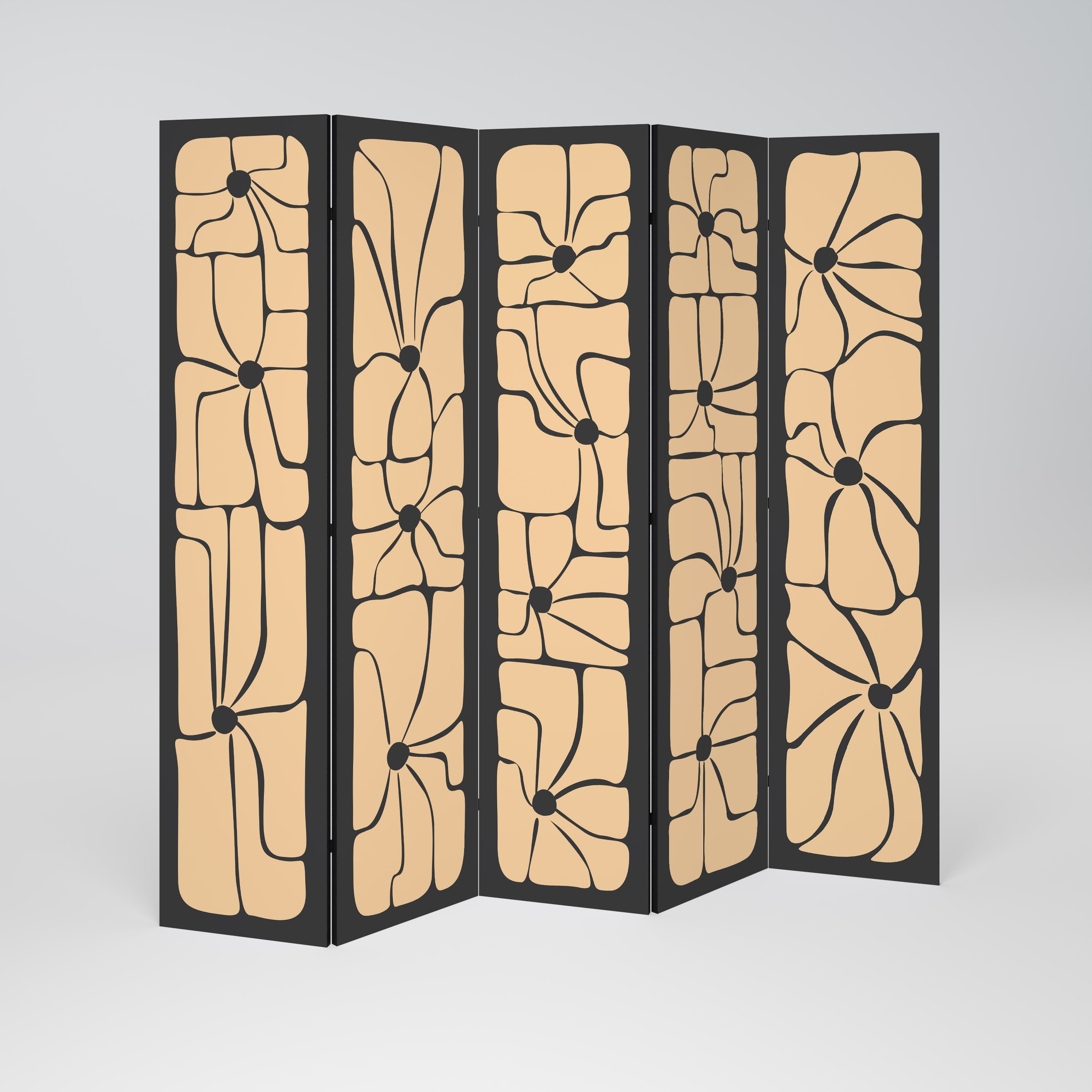 TRANQUIL CURRENTS 5-Panel Room Divider
