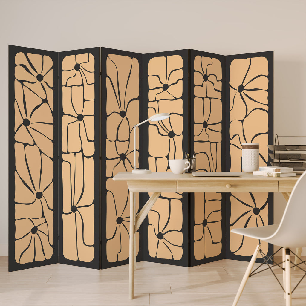TRANQUIL CURRENTS 6-Panel Room Divider