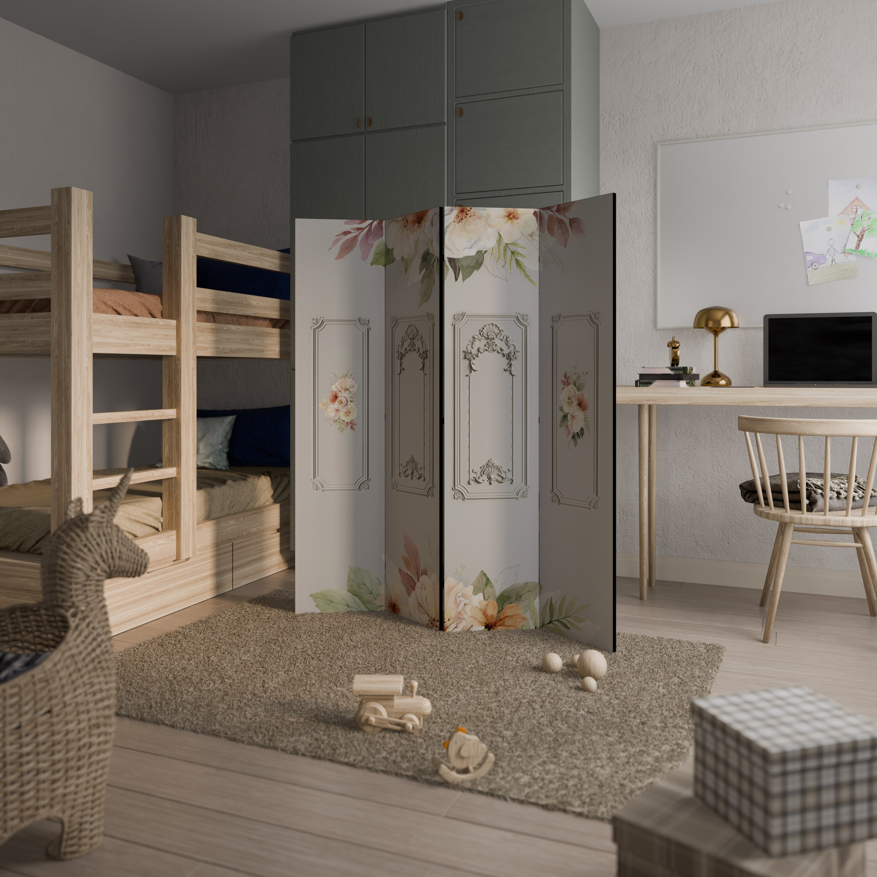 ELEGANT SHIELD 4dílný paraván