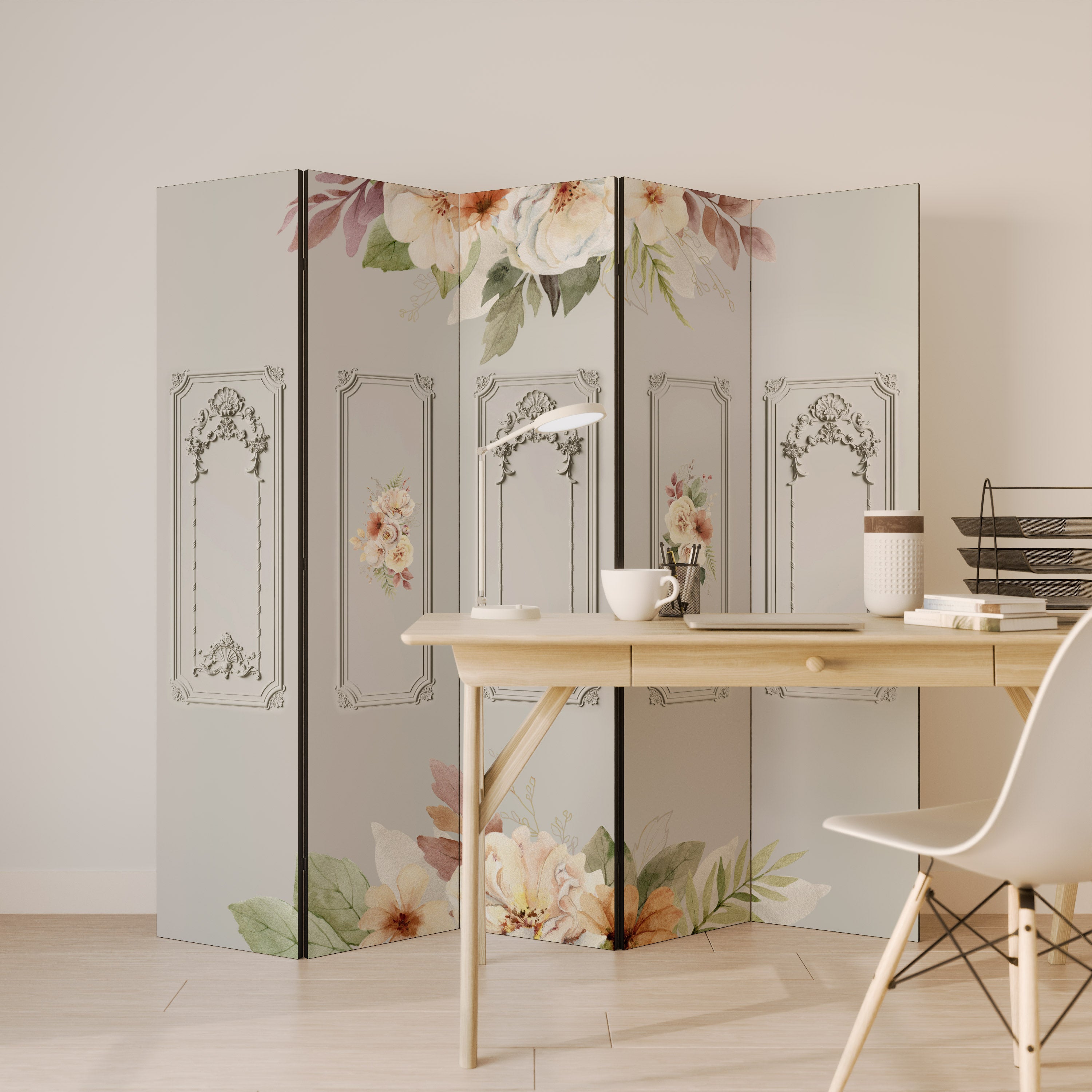 ELEGANT SHIELD 5-Panel Room Divider