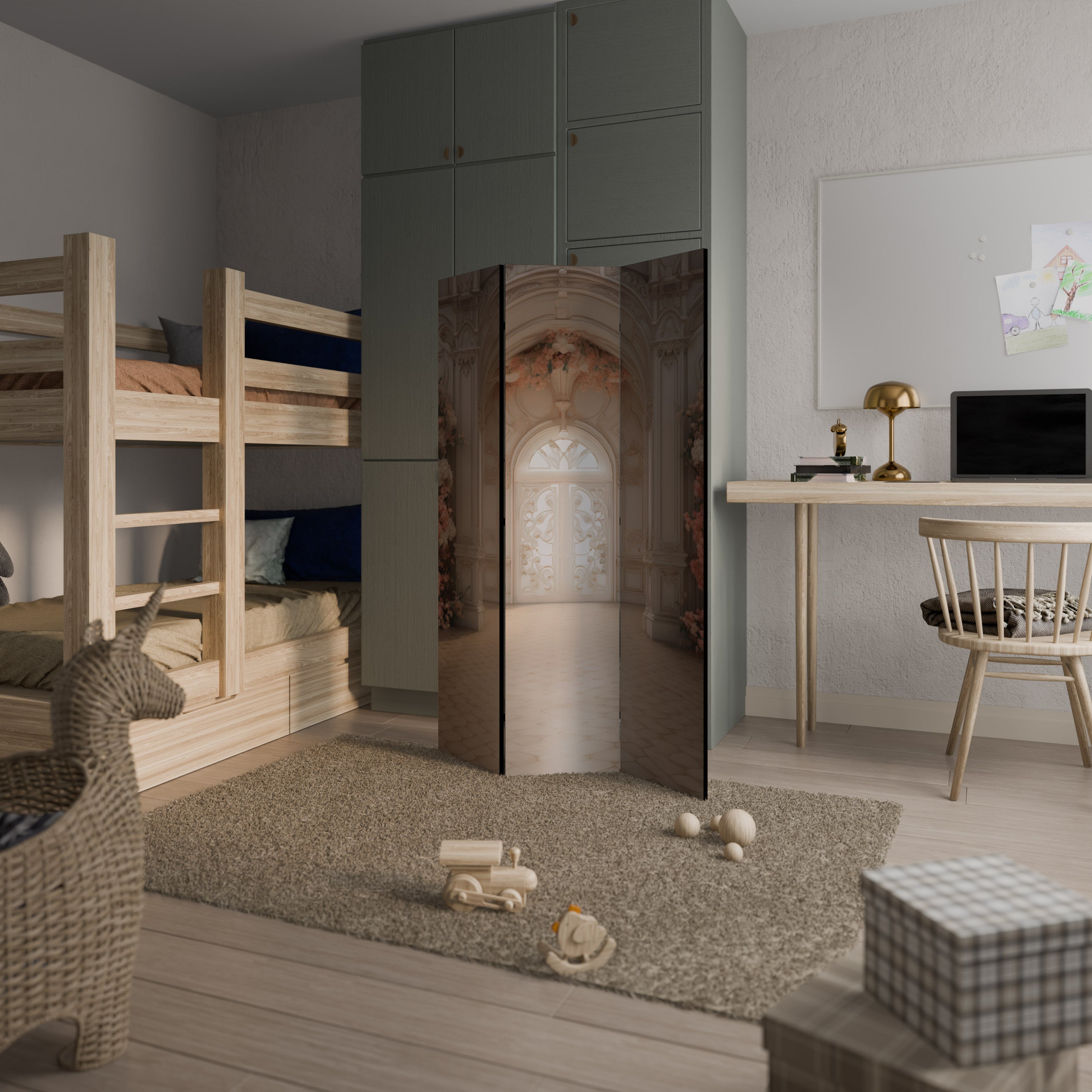 VIVID DREAMSCAPE DOORS 3dílný paraván