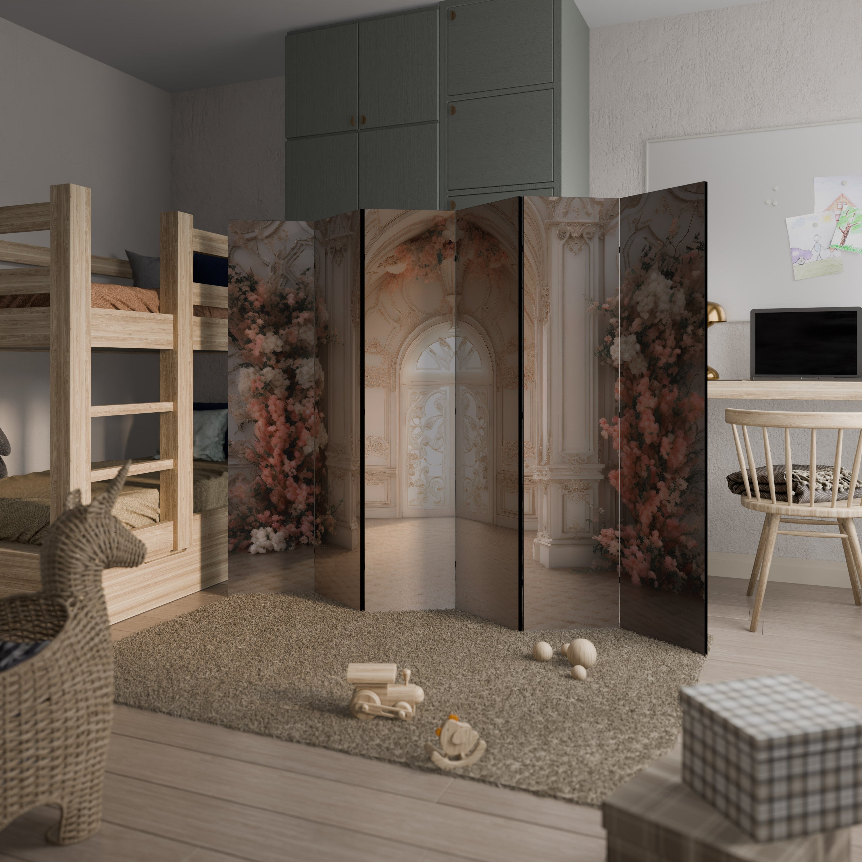 VIVID DREAMSCAPE DOORS 6-Panel Room Divider