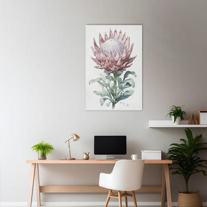 ROYAL PROTEA Vertical Canvas Print