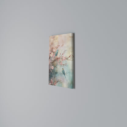CHERRY BIRDSONG Vertical Canvas Print