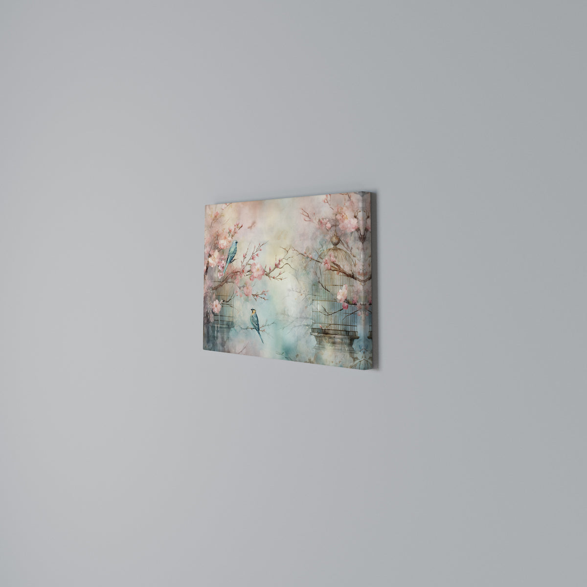 CHERRY BIRDSONG Horizontal Canvas Print