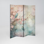 CHERRY BIRDSONG 4dílný paraván