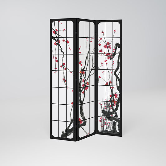 JAPANESE BLOSSOMS 3dílný paraván