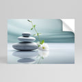 TRANQUIL STONE BALANCE Vodorovný samolepicí plakát