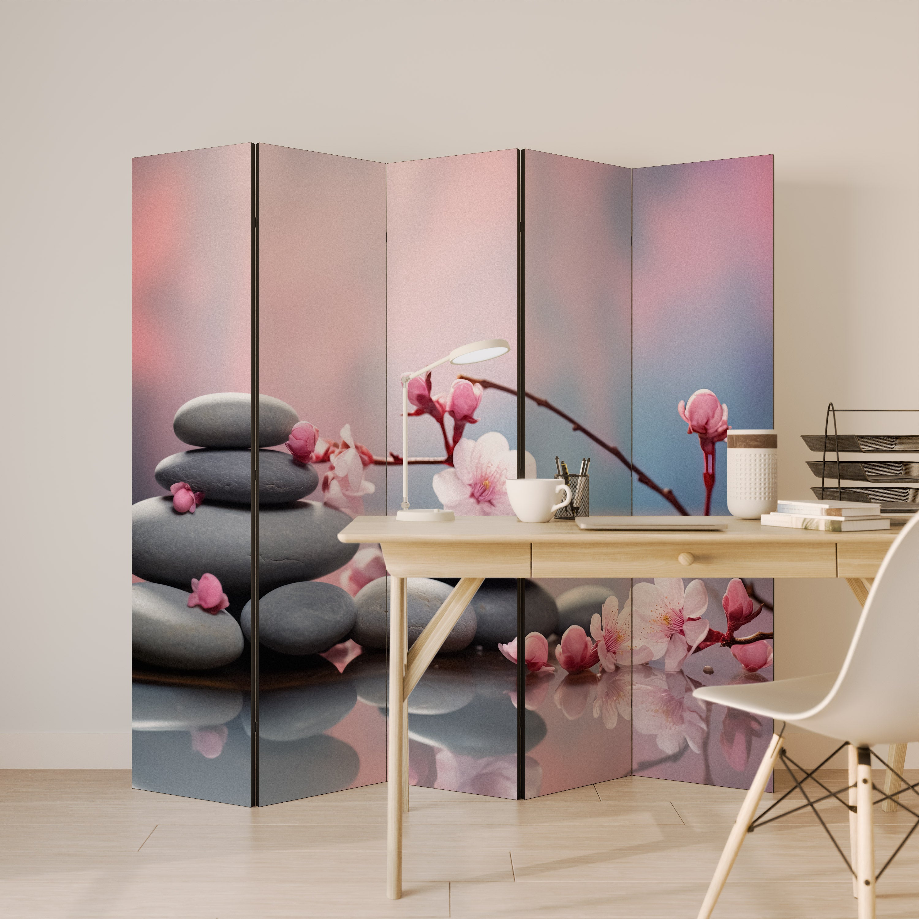BALANCE OF NATURE 5-Panel Room Divider