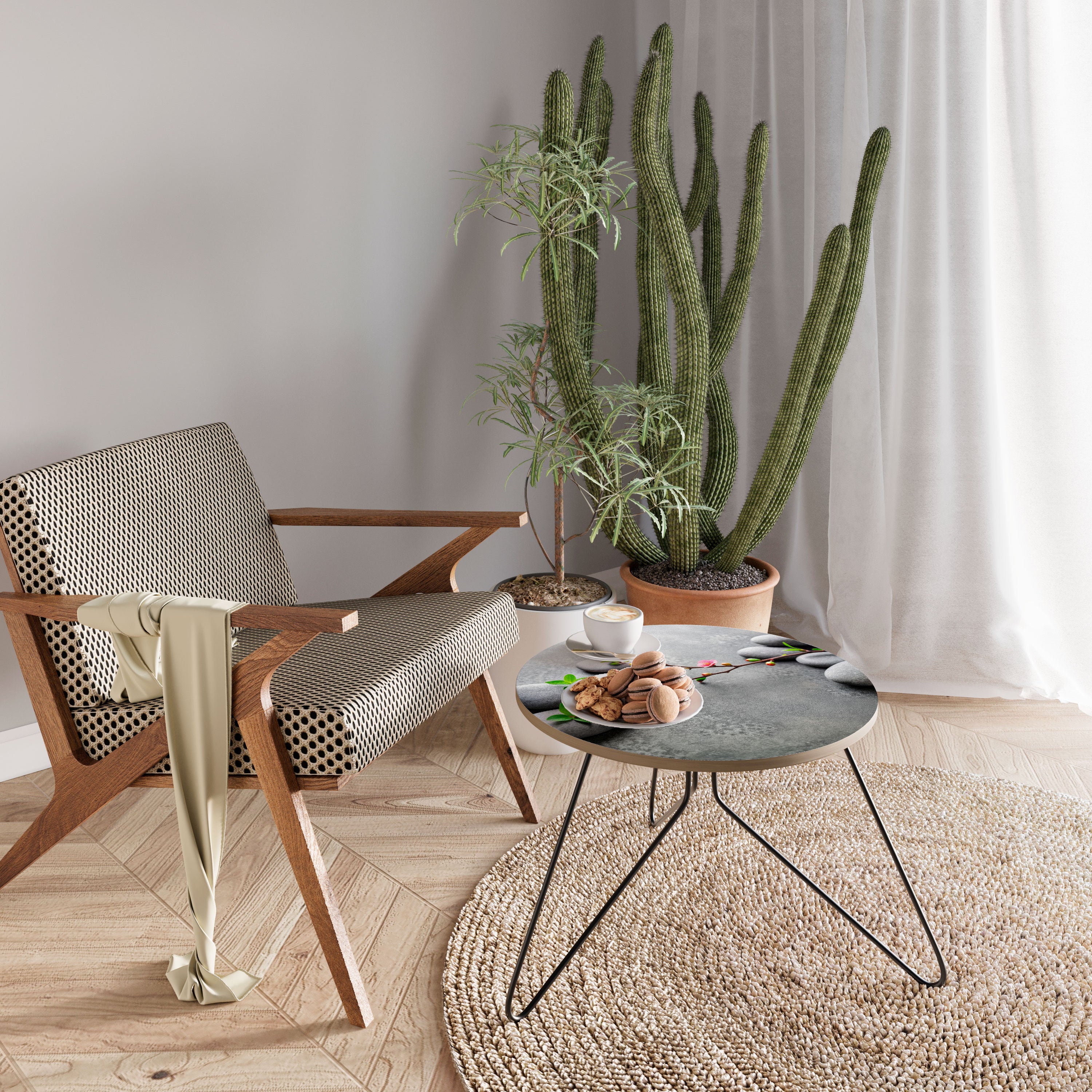 STONES AND BLOSSOMS Konferenční stolek