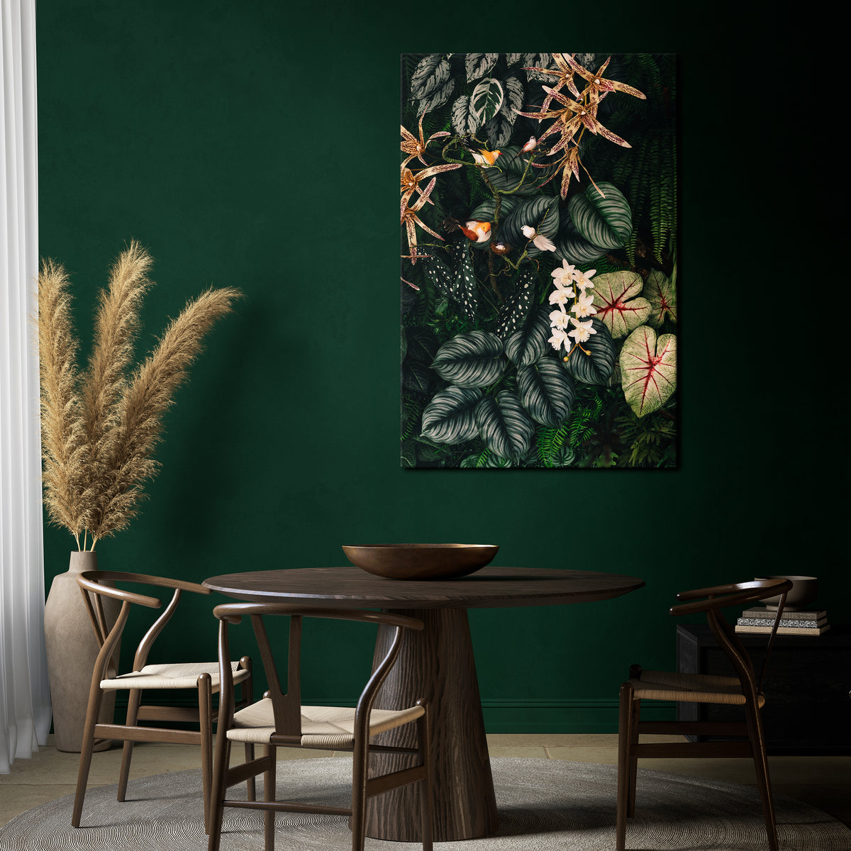 SILENT WILDERNESS Vertical Canvas Print