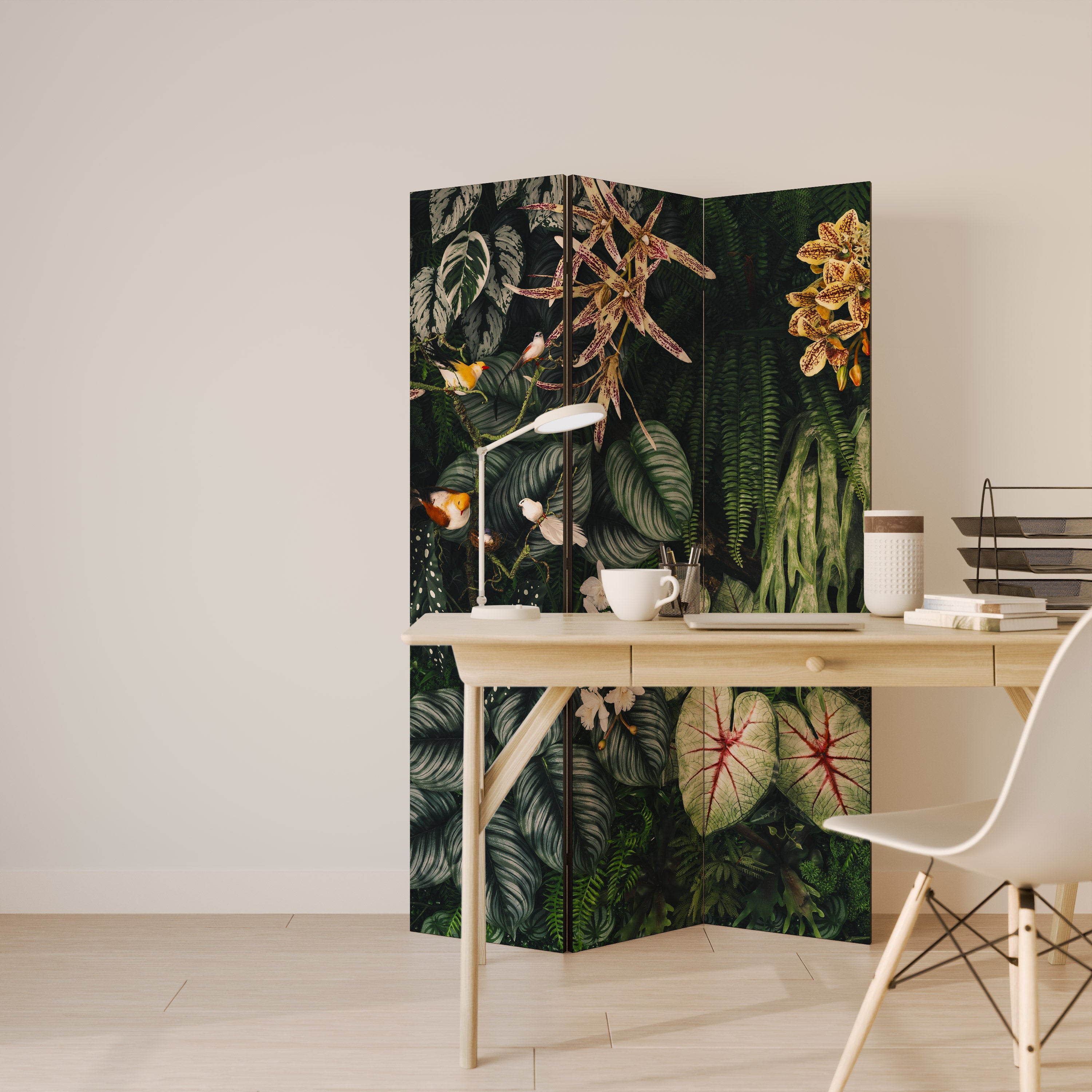 SILENT WILDERNESS 3dílný paraván