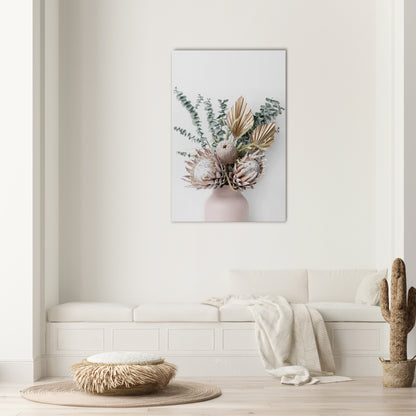 NATURE'S GOLDEN WHIMSY Vertical Canvas Print