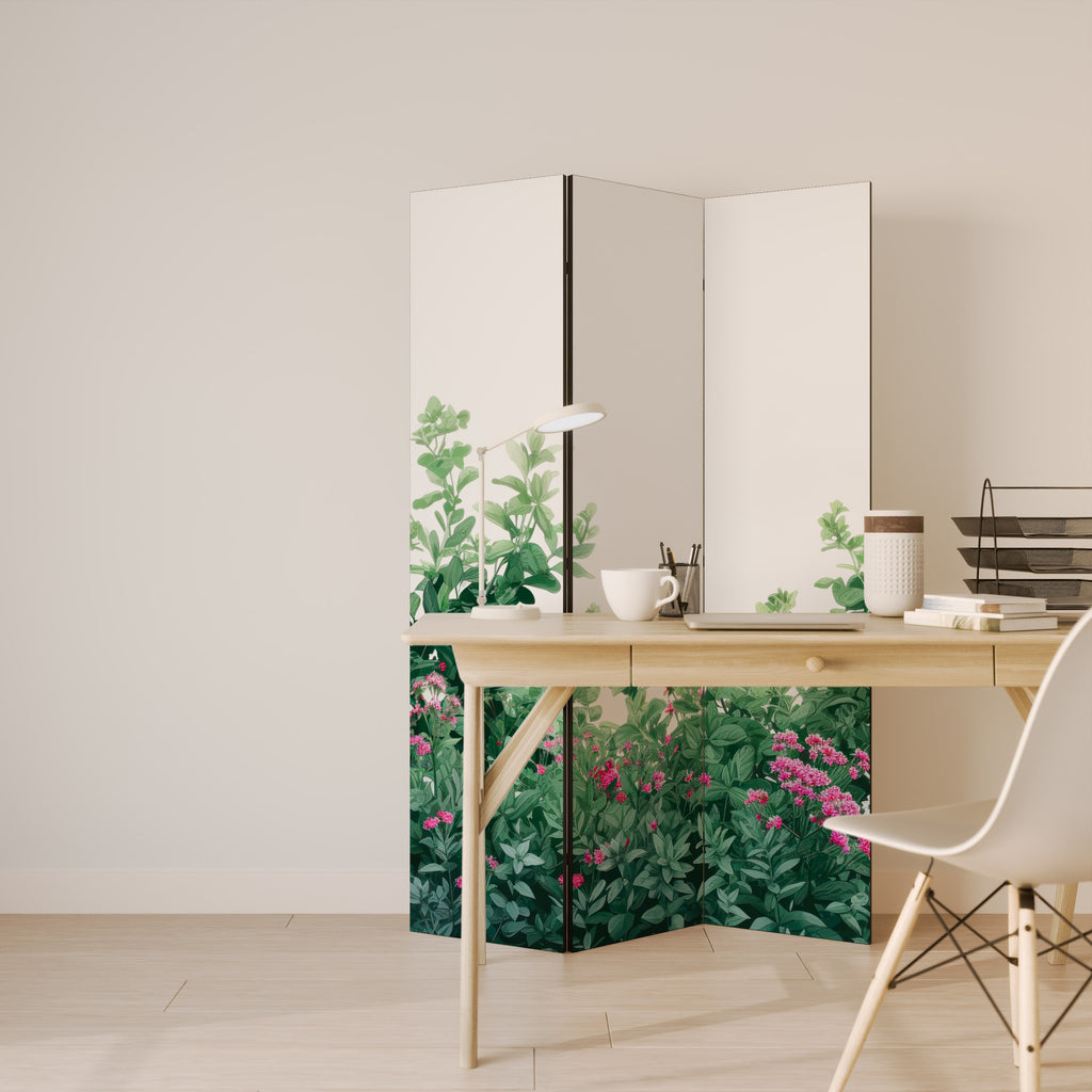 FLORAL SERENITY BARRIER 3dílný paraván