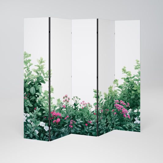 FLORAL SERENITY BARRIER 5dílný paraván