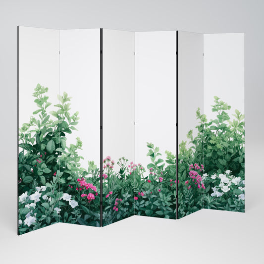 FLORAL SERENITY BARRIER 6dílný paraván