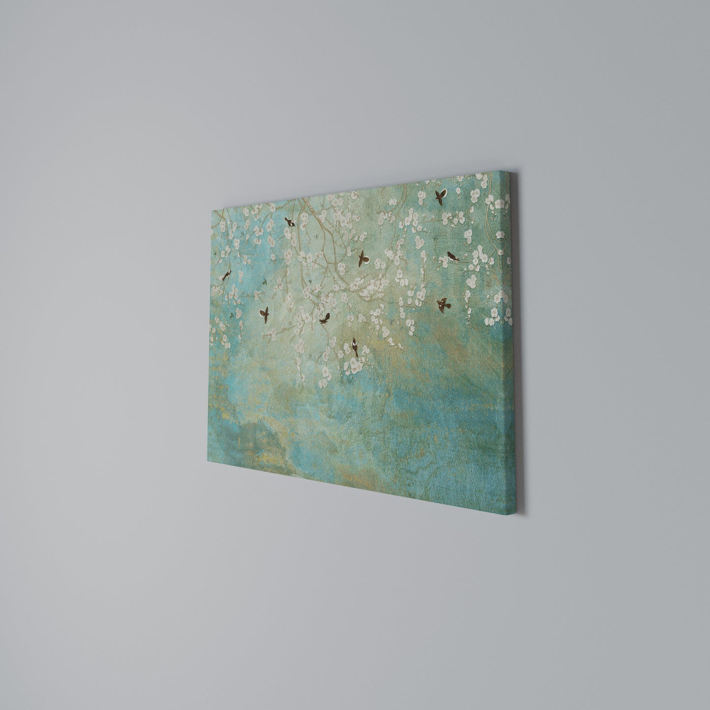BLOOMING CHARM Horizontal Canvas Print