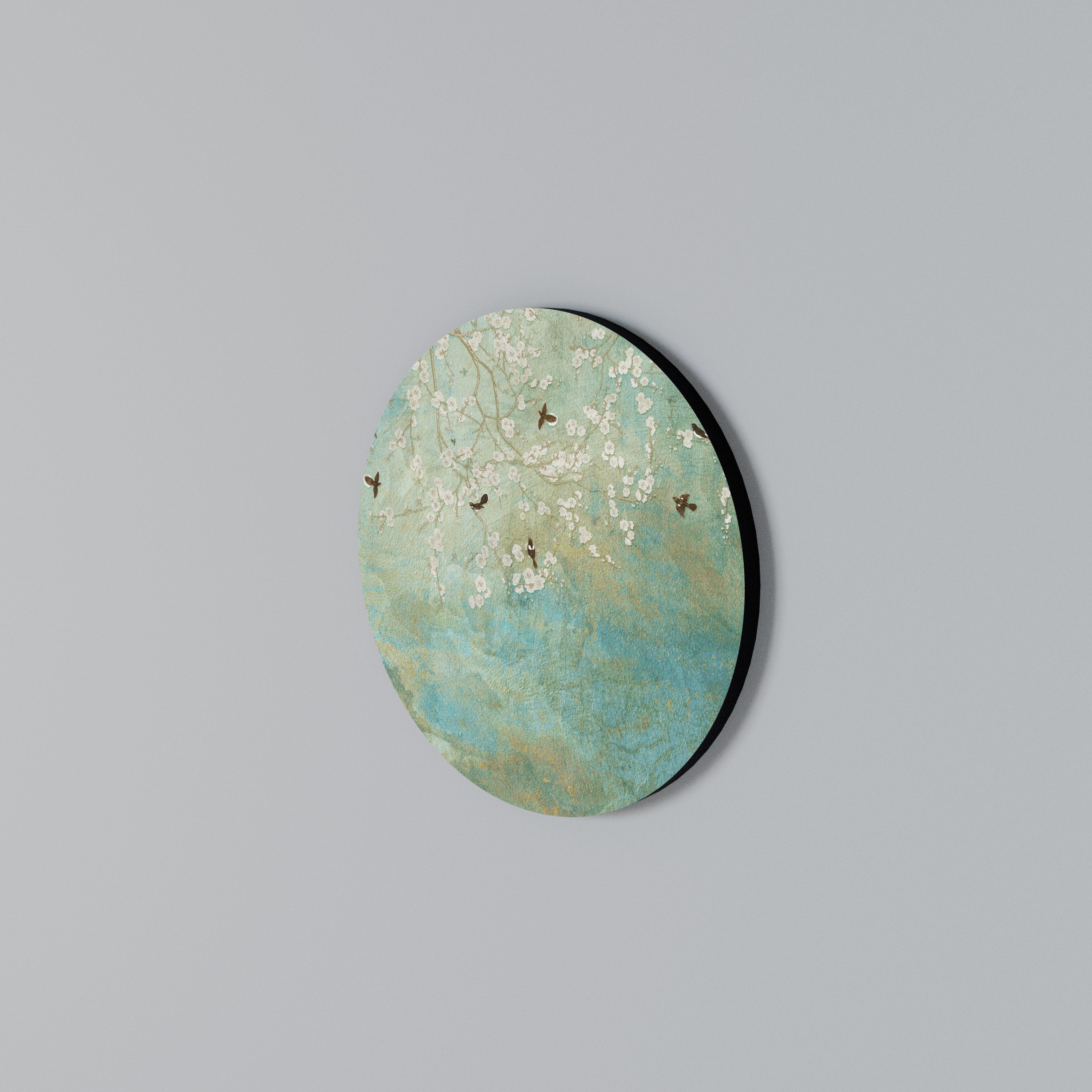 BLOOMING CHARM Kulatá nástěnná dekorace