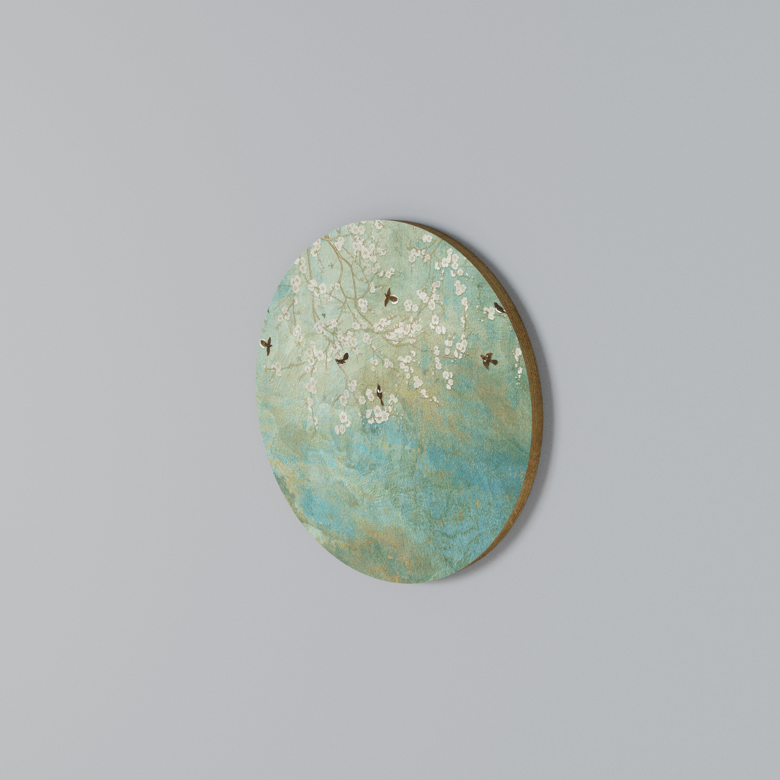 BLOOMING CHARM Kulatá nástěnná dekorace