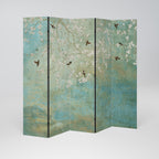 BLOOMING CHARM 5-Panel Room Divider