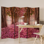 BLOSSOMING PATHWAYS 6-Panel Room Divider