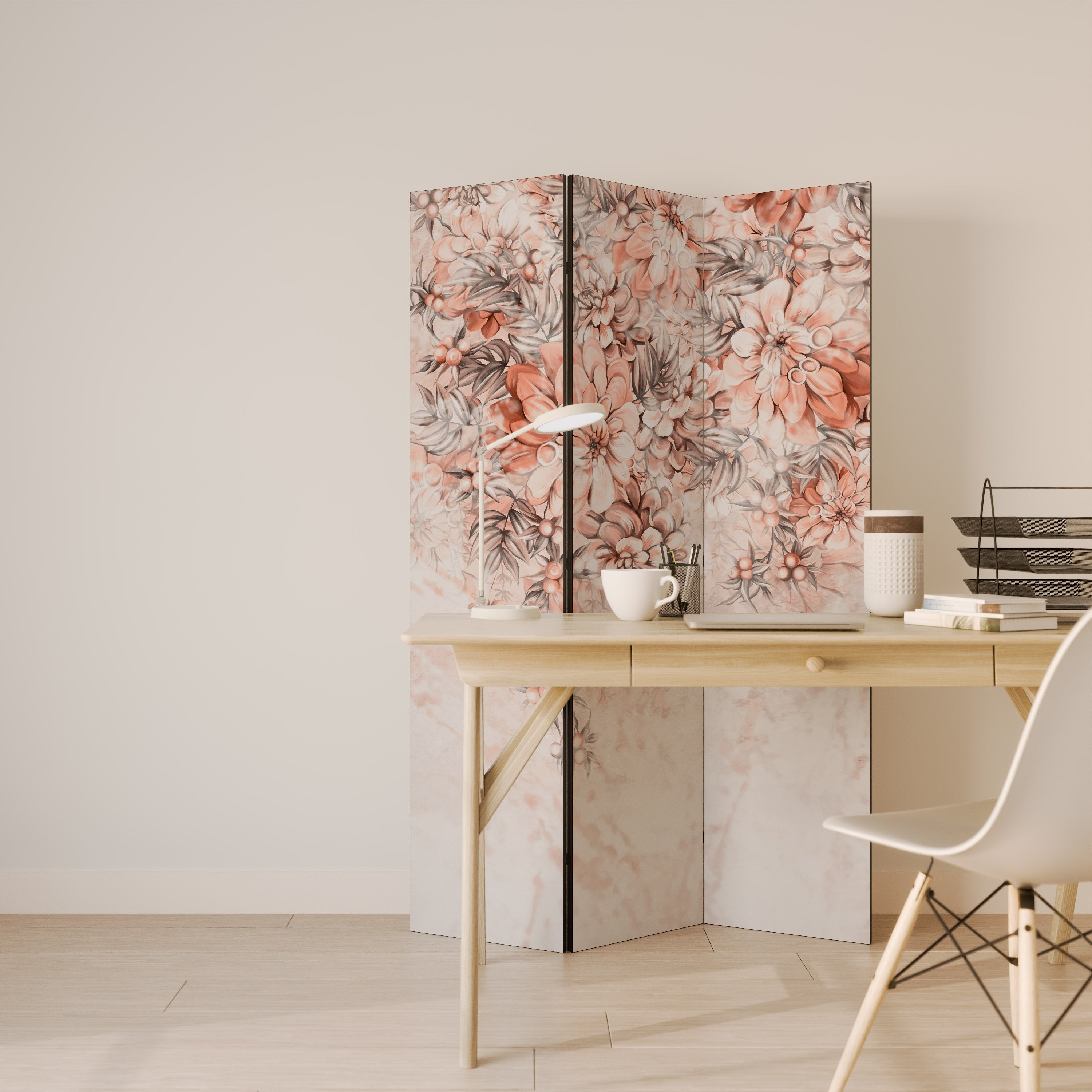 MARBLE GARDEN FANTASY 3dílný paraván