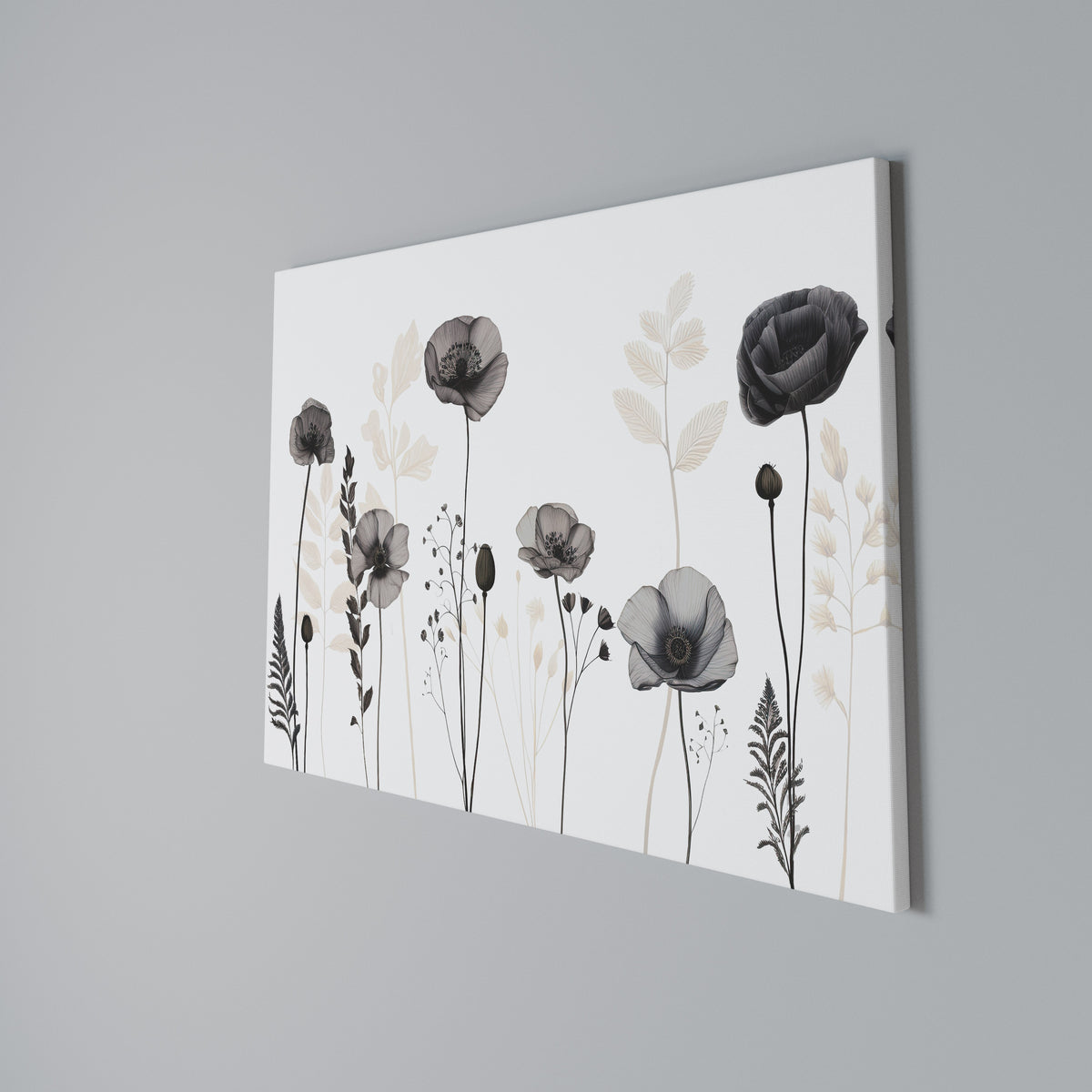 POPPY ALLURE Horizontal Canvas Print