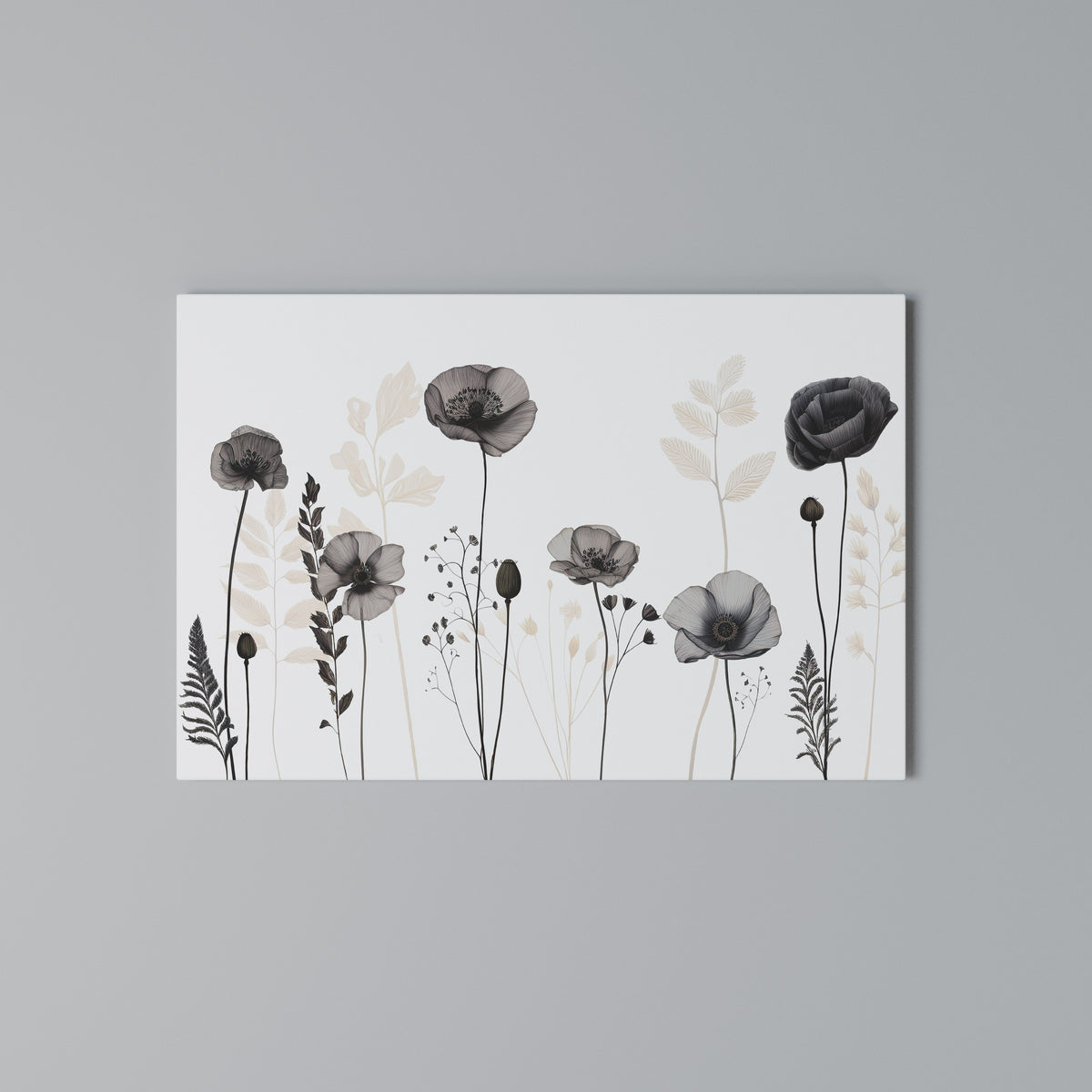 POPPY ALLURE Horizontal Canvas Print